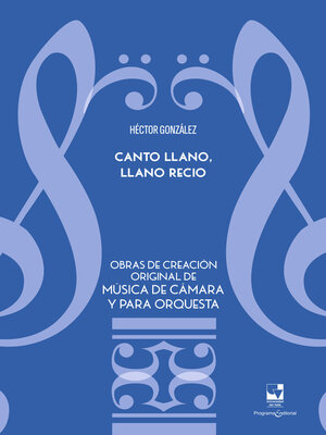 cover image of Canto llano, llano recio